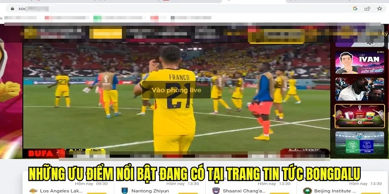 Ưu điểm của trang Bongdalu