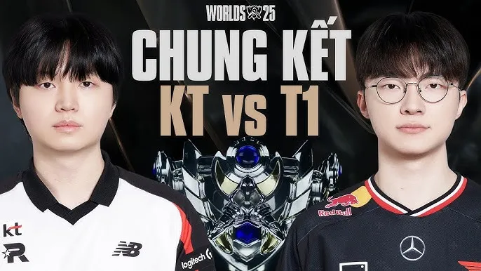 CKTG 2025: T1 vs KT – “Đại Chiến Viễn Thông” Làm Rung Chuyển LCK Và Toàn Thế Giới 10 CKTG 2025 - Đại chiến viễn thông T1 vs KT